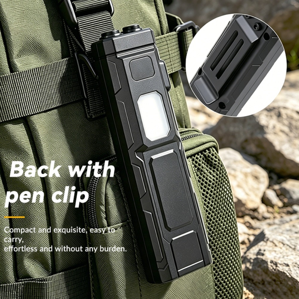COB LED EDC懐中電灯 ペンクリップ付きポケットトー - Outdoor Camping Glamping のレビューと価格
