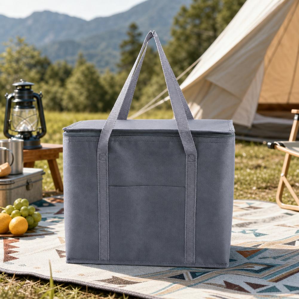 ピクニック断熱バッグ食品ビール用屋外肥厚アルミフィルムクーラ - Outdoor Camping Food のレビューと価格