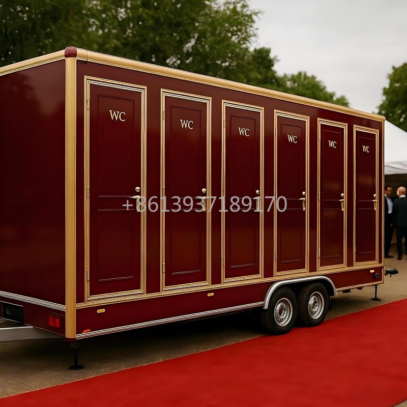 仮設住宅地用移動式トイレ・シャワー車、作業員・野外キャンプ・ - Portable Camp Toilet のレビューと価格
