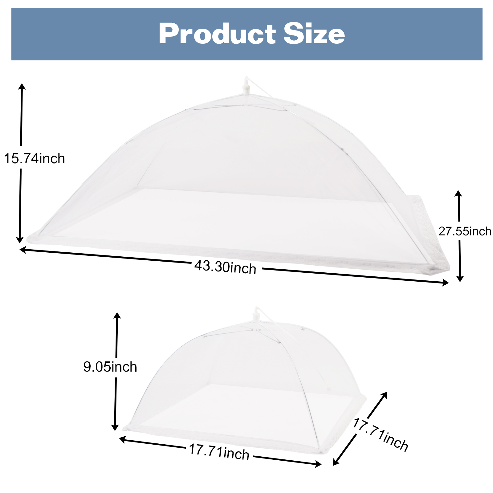 5個入り、植物用、食品用、ポップアップ式のメッシュ製食品カバ - Outdoor Camping Food のレビューと価格
