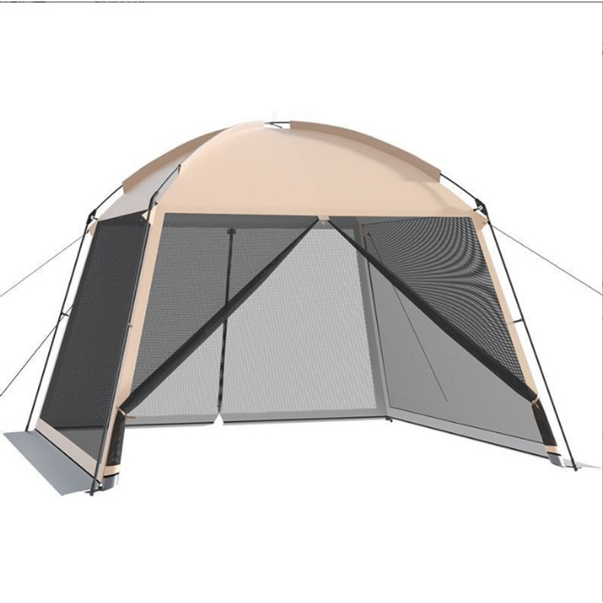 屋外キャンプ蚊帳テント 6-15 人用防雨銀接着剤日焼け止め - Outdoor Camping Dome のレビューと価格