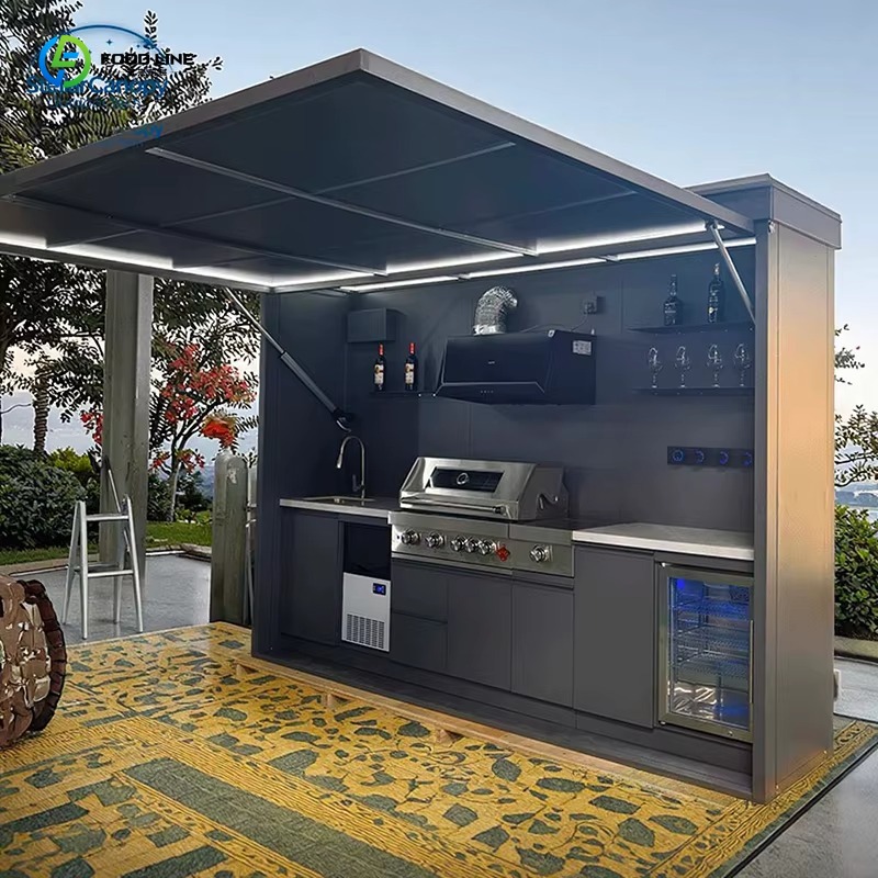 カスタマイズ可能なキャンプ用屋外キッチンセット、多機能BBQ - Outdoor Camping Kitchen With Sink のレビューと価格