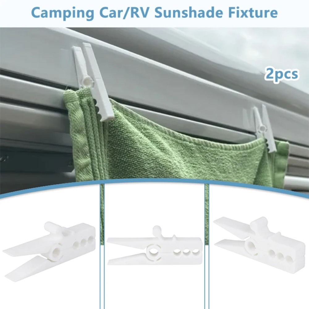キャンピングカー用オーニングサンシェードクリップ2個セット、 - Outdoor Camping Awning のレビューと価格