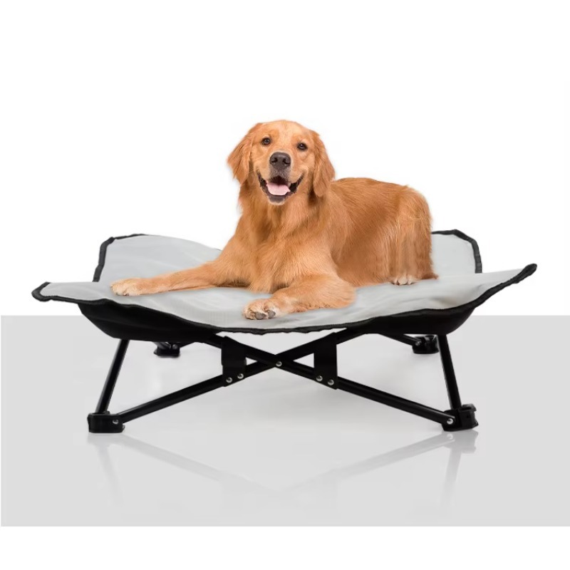 ホットセール！洗える冷却機能付き高床式ドッグベッド、屋内外兼 - Outdoor Camping Dog Bed のレビューと価格