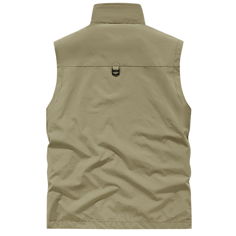 メンズ写真撮影用ベスト、アウトドアウェア、夏用、ジッパー付き - Camping Outdoor Clothing のレビューと価格