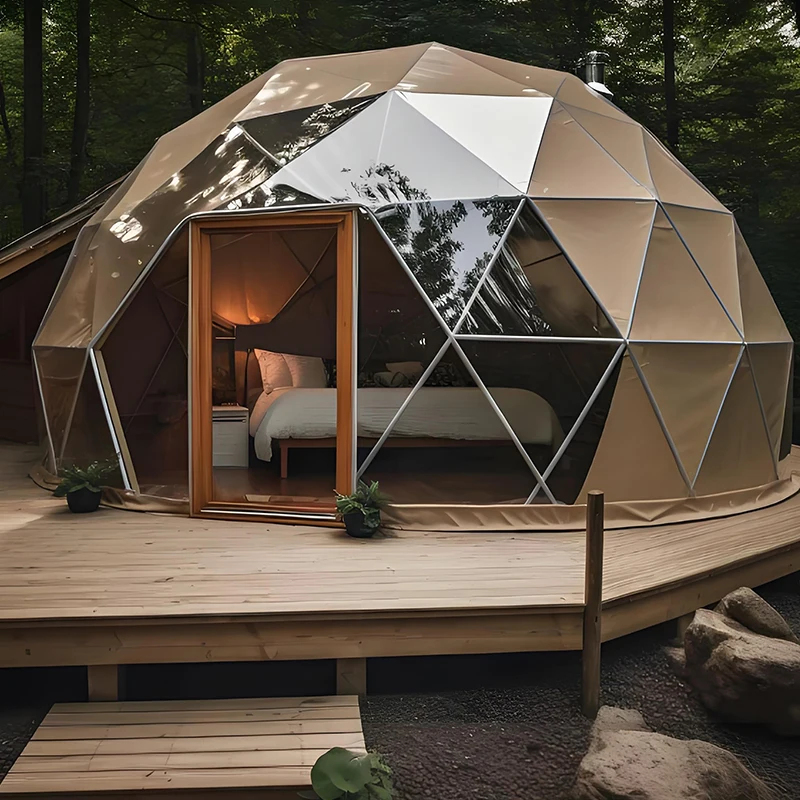 ジオデシックドームテント 4シーズン防水キャンプテント 高級 - Outdoor Camping Dome のレビューと価格
