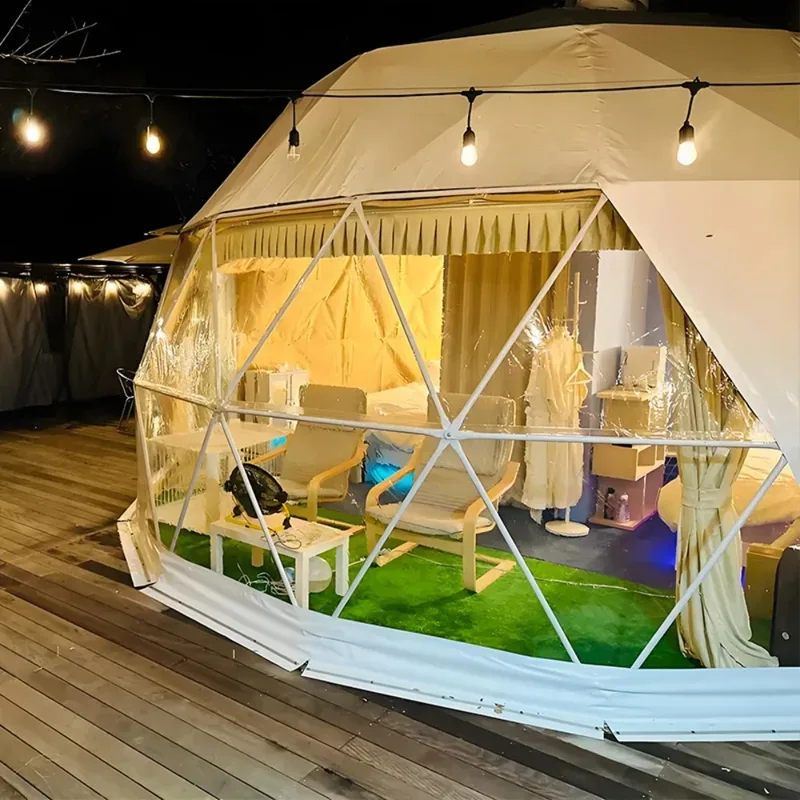 ジオデシックドームテント 4シーズン防水キャンプテント 高級 - Outdoor Camping Dome のレビューと価格