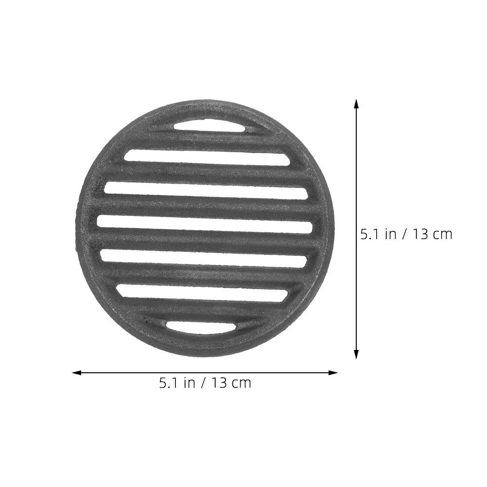 鋳鉄製丸型グリル網 13cm。安定した熱伝導、煙の発生抑制。 - Outdoor Camping Fire Pit のレビューと価格